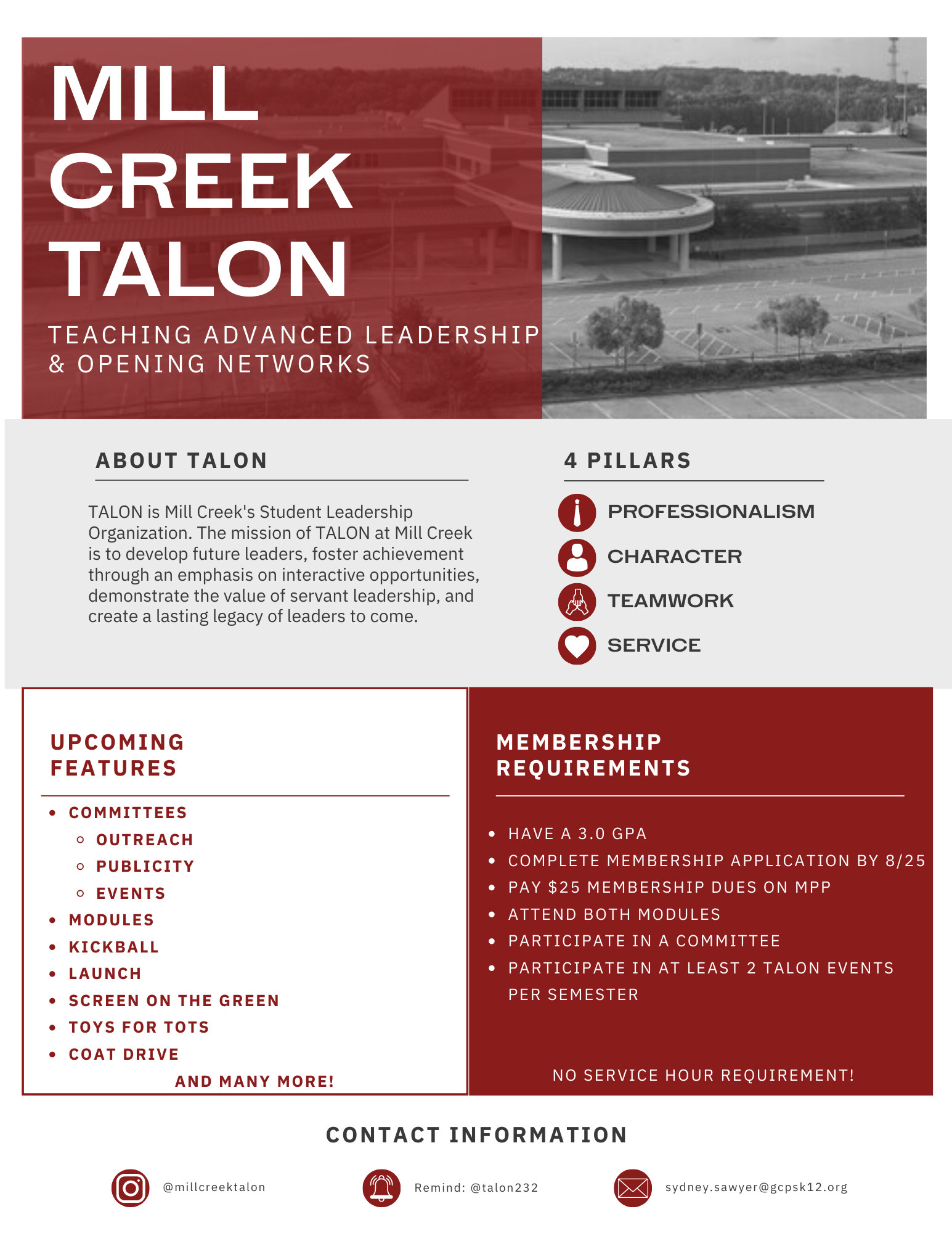 TALON information 2023